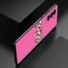 Custodia per telefono con stampa Leopard Love per Samsung Galaxy S22 Pro S21 S20 Ultra FE S10 Lite 5G S10E S9 S8 Plus Cover nera in TPU morbido