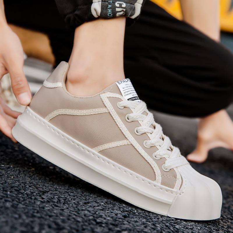 

Осень новая мужская обувь дышащая зонтичная ткань мужская повседневная обувь модная спортивная трендовая обувь 44 бежевый