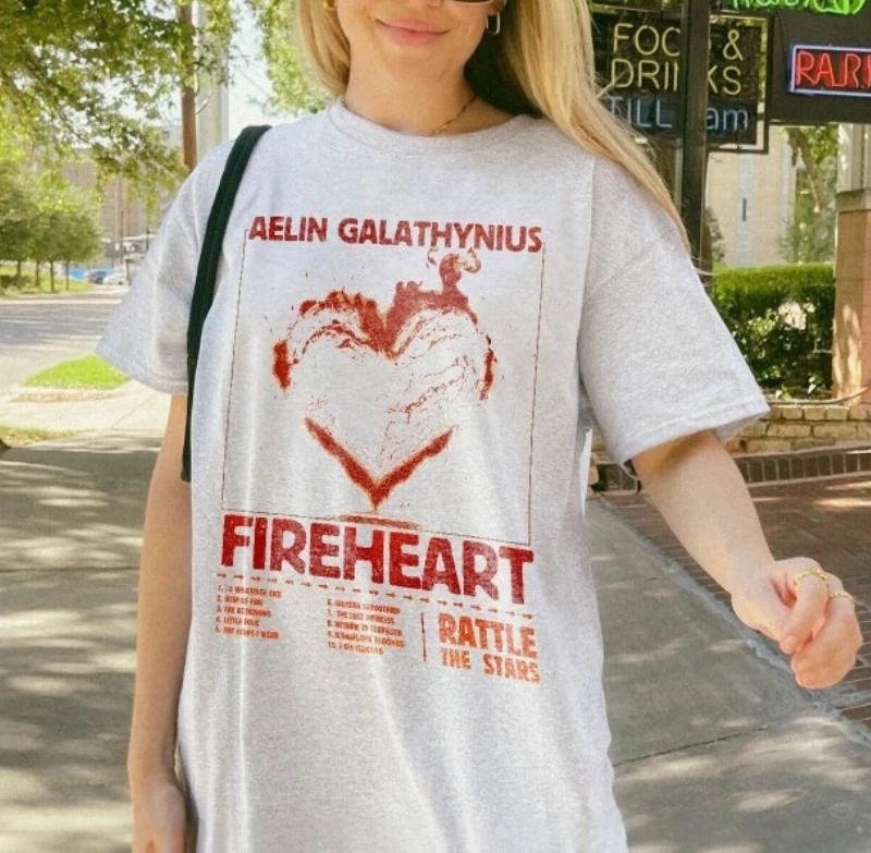 Fireheart Shirt Vintage Aelin Galathynius Shirt To Whatever End Tshirt Licensed SJM Throne of G