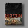 KI Meme Kaugummi Fahrradfahrer Brainrot Italienischer Witz Lustiges T-Shirt für Herren T-Shirts Rundhals Kurzarm T-Shirt Kleidung