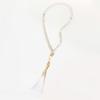 Pearl Prayer Beads Necklace Jewelry Long Tassel Clothes Pandent Accessories