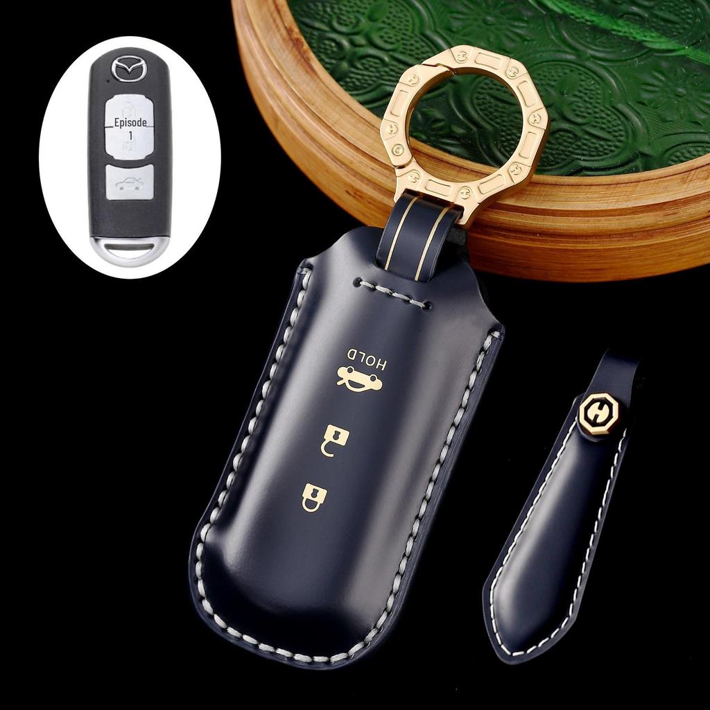 Mazda 3, Angkesaila, Atez, CX30 Premium Leather Handmade Key Case