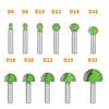 Precision Cutting Ball Nose End Mill Round Nose Cove Router Bit New Wood Carving Bit  Wood Working