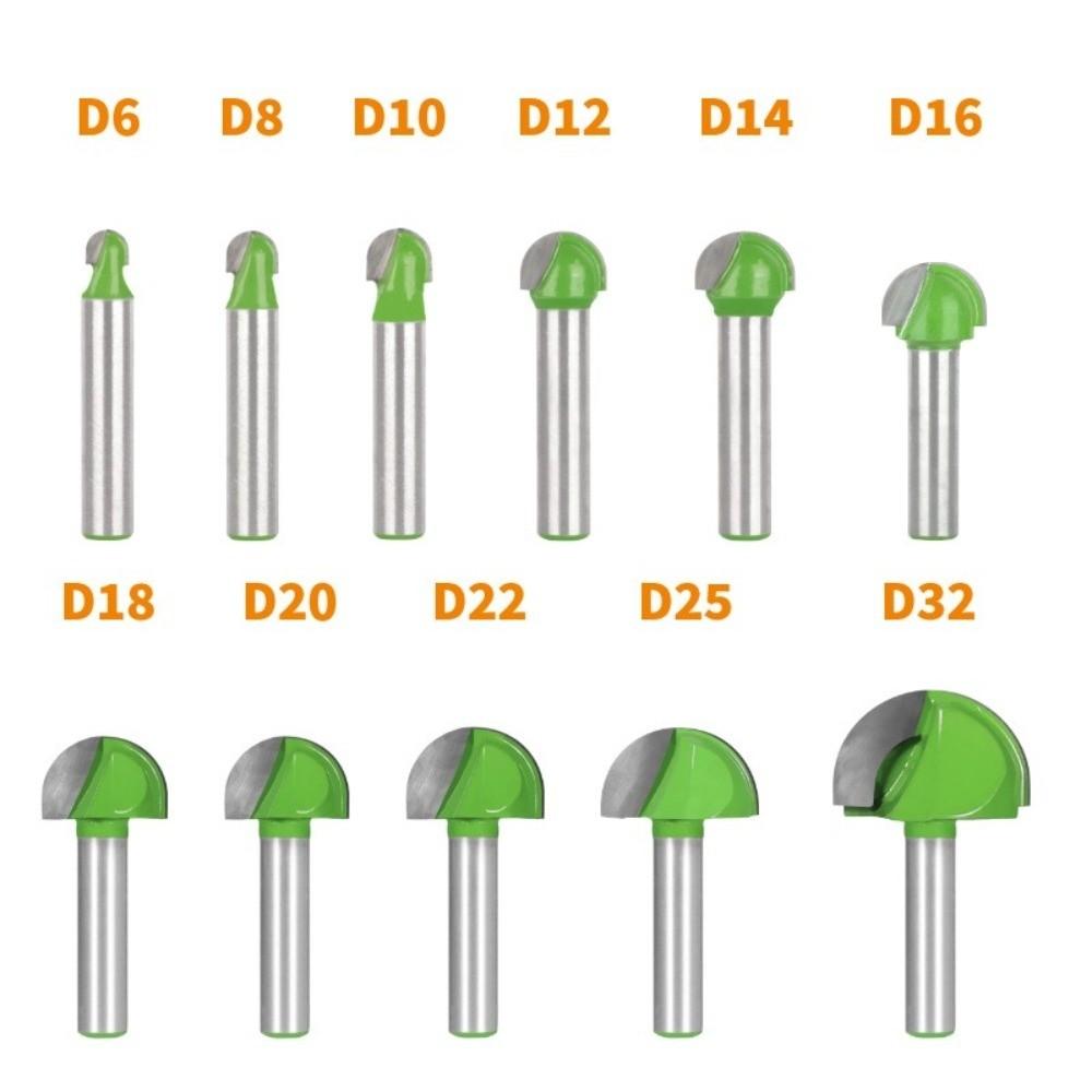 Precision Cutting Ball Nose End Mill Round Nose Cove Router Bit New Wood Carving Bit Wood Working