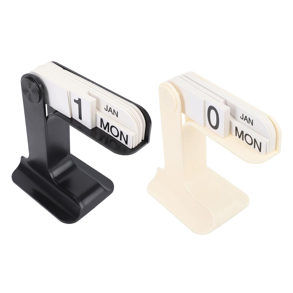 Flipping Simple Calendar Desktop Decoration Stress Relief Ornament Month Date and Day Boards Flip Pe