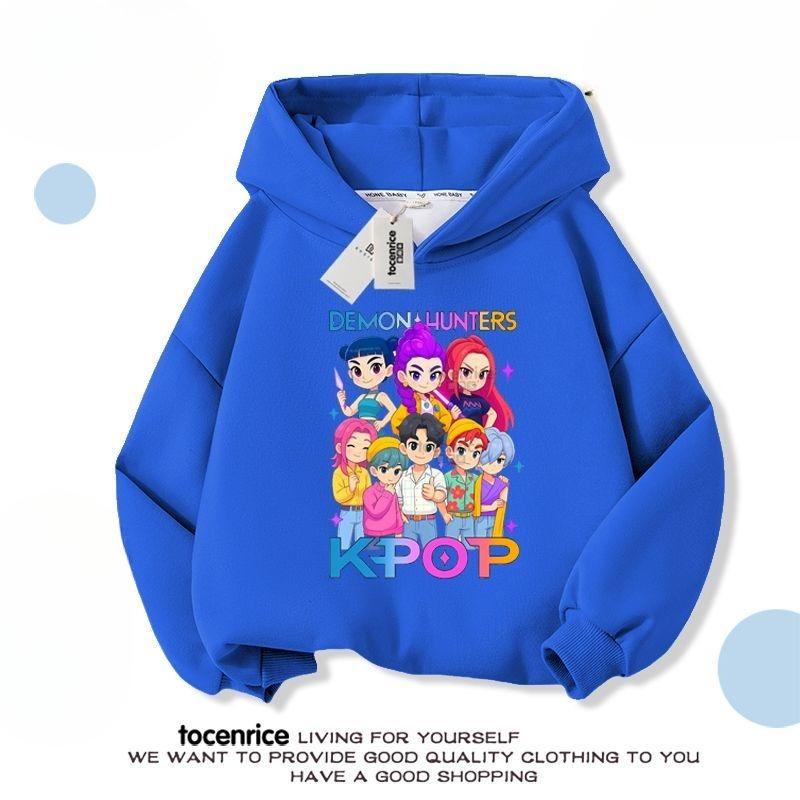 

Children s Casual Witch Hunt Team Hoodies for Spring and Autumn Boys and Girls Loose Long-sleeved Loose Hoodies 110