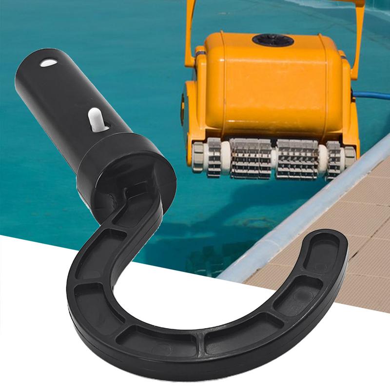 1pcs Robotic Pool Cleaner Hook ABS General Swimming Pool Vacuum Robot Telescopic Pole Hook Accessories
