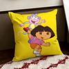 Anime cute DDora the EExplorer Cushion Cover Reversible Soft Durable Pillow Cover Home  Car MultiScene Use for Daily Comfort