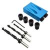 15 Degree Angle Drilling Kit for Wood with Guide Template Bits and 6/8/10 Mm Holes