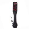 Sex Double-deck Slave Paddle Butt Whip Faux Leather Spanking Flogger Bondage