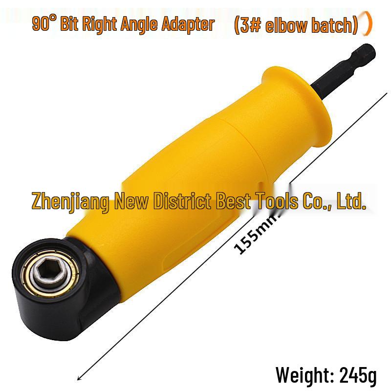 90° Right Angle Electric Screwdriver Drill Attachment