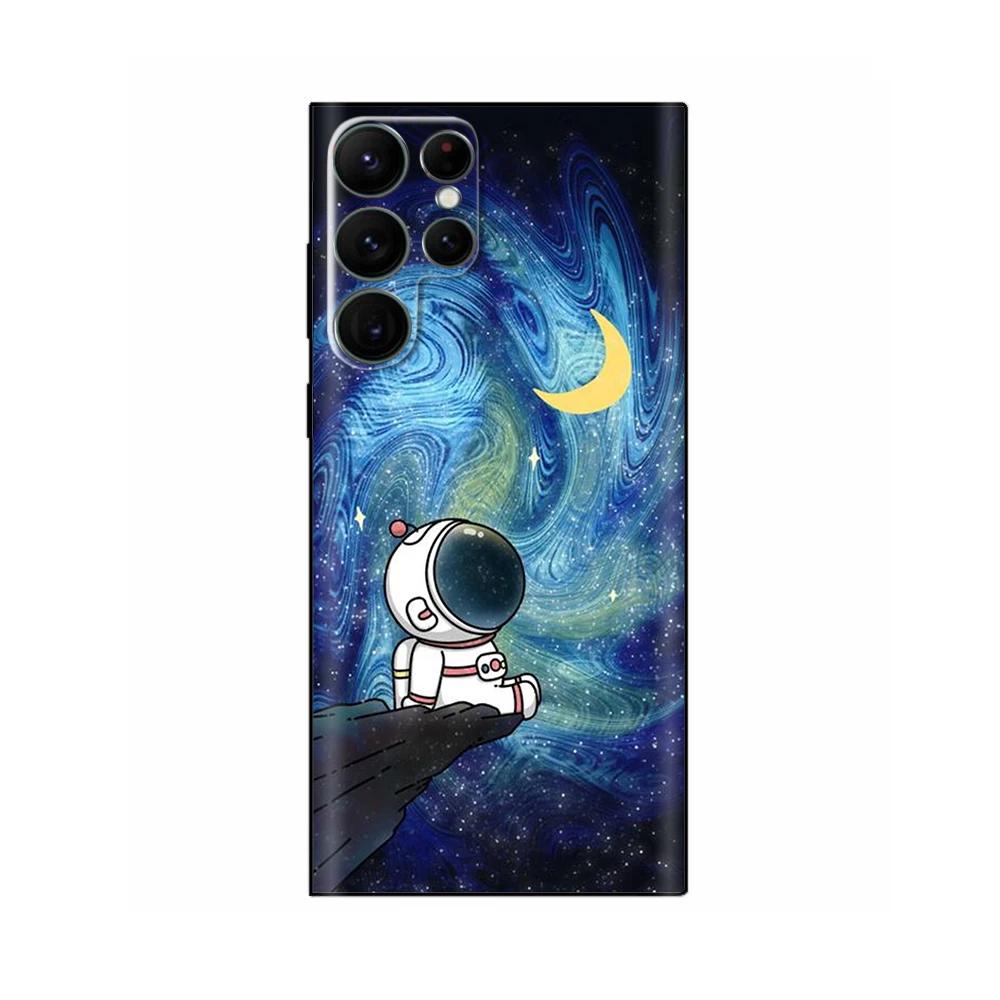 Flower Case For Samsung Galaxy S22 Ultra Phone Cases Fashion Soft Liquid Silicone Back Cover For Samsung S22 5G S22+ Plus Fundas