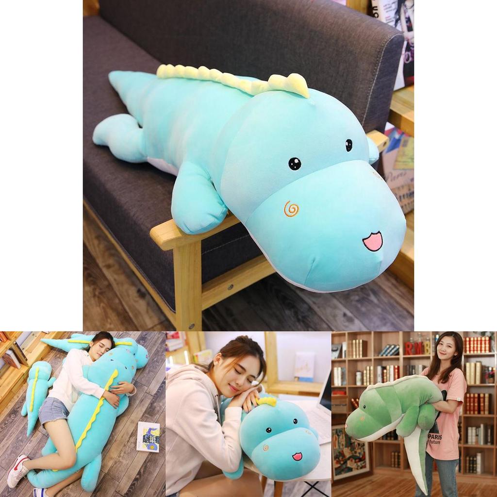 Entzückendes Dinosaurier Plüschtier Stoffpuppe für Mädchen Tröstendes Heimdekor Kissen