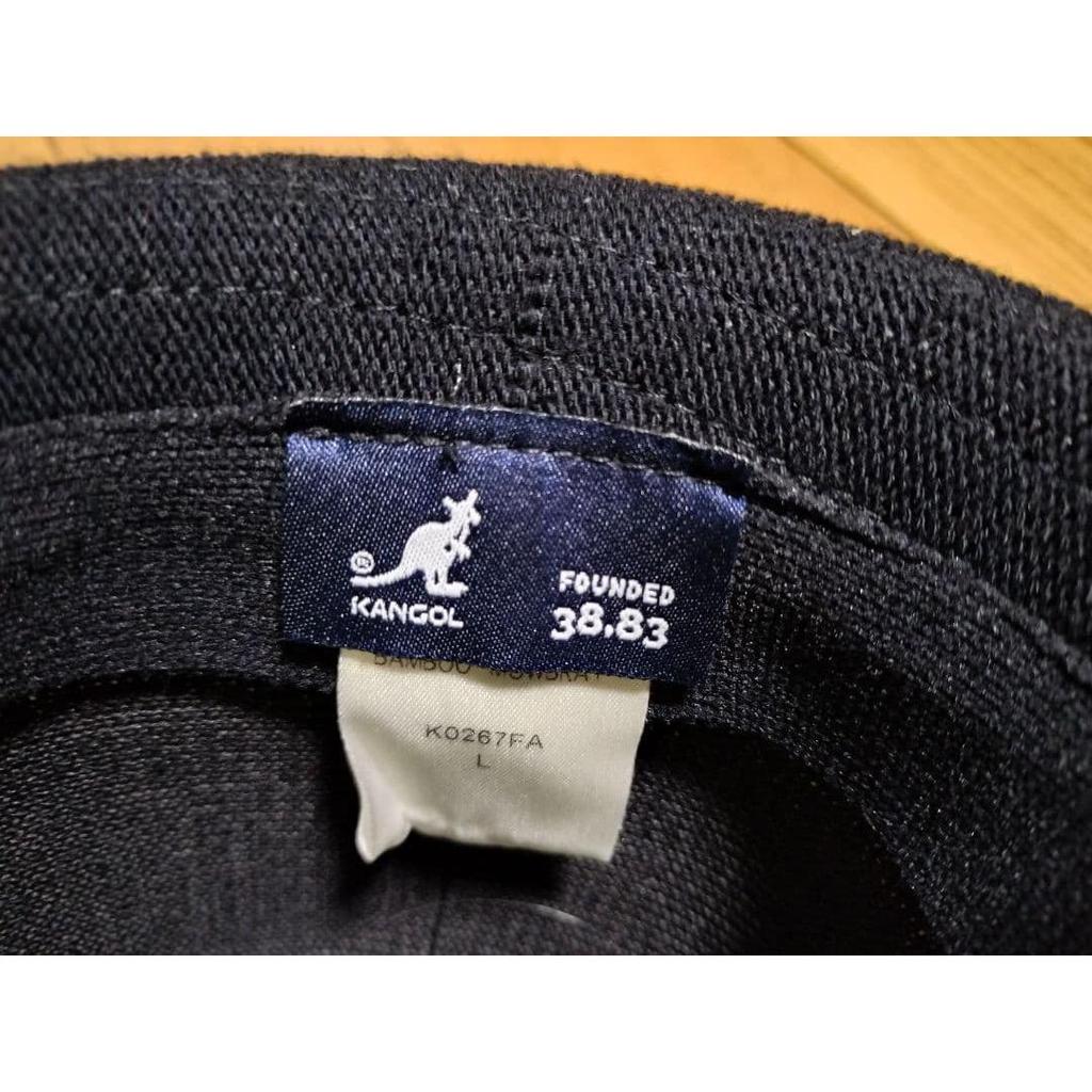 Used BAMBOO MOWBRAY KANGOL Bucket Hat Black L Size