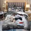 Pet Cat Pattern Bedding Sets, Cartoon Baby Duvet Cover Sets Bedclothes Twin Single King For Kids Adult Bedrooms Decor Gifts