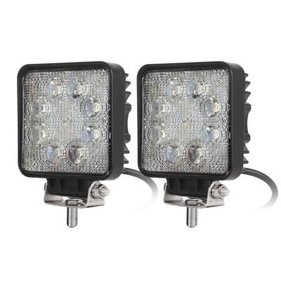 Kashimura LED Work Light, 8-Light, 24W, White, Set of 2, 1560lm, 6000K, Noise Reduction, IP67, DC12/24V, NML-118