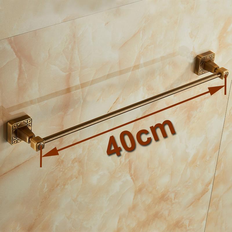 . (24",60cm)Single Towel Bar/Towel Holder,Solid Aluminium,Antique Brass Finish,Wall Mounted Bathroom accessories