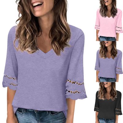 Women Casual Loose Shirts Fashion Tops T-shirts Tee