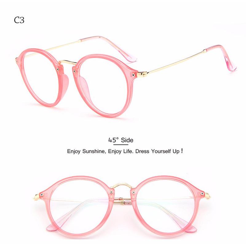 pink round glasses frames
