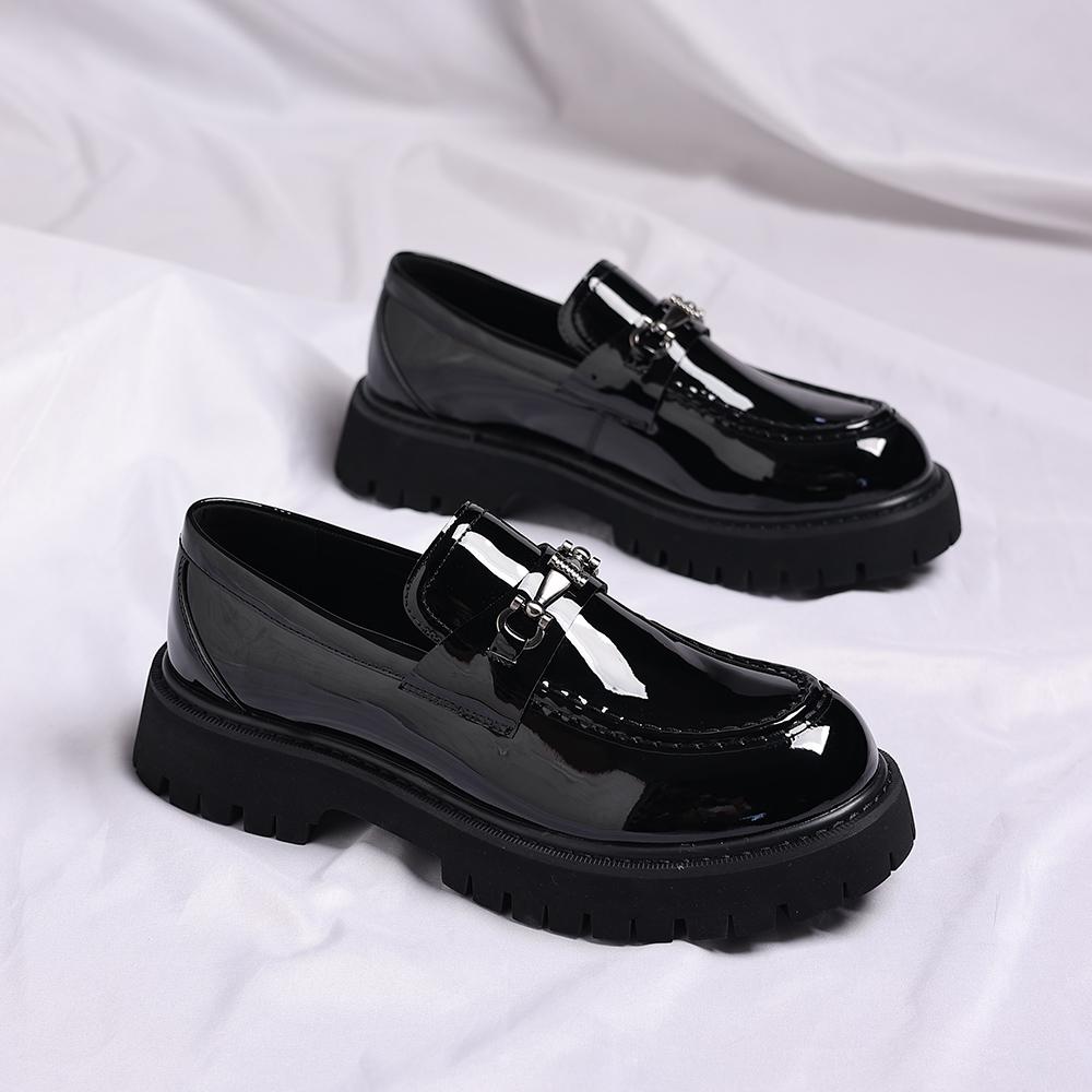 Fashion Classic Casual Shoes Thick Sole Men's Penny Loafers Slip-On Business Dress Shoes for Gentleman Business Flats Moccasins