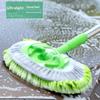 Three-Section Extendable Rotating Car Wash Mop Brush Head Detachable for Auto Detailing Household Glass Cleaning