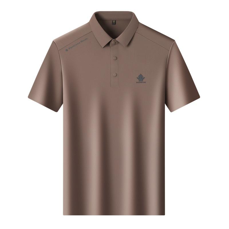 Pánské tričko s krátkým rukávem, potištěné, nežehlivé, proti vráskám, snadno udržovatelné, volné, ležérní