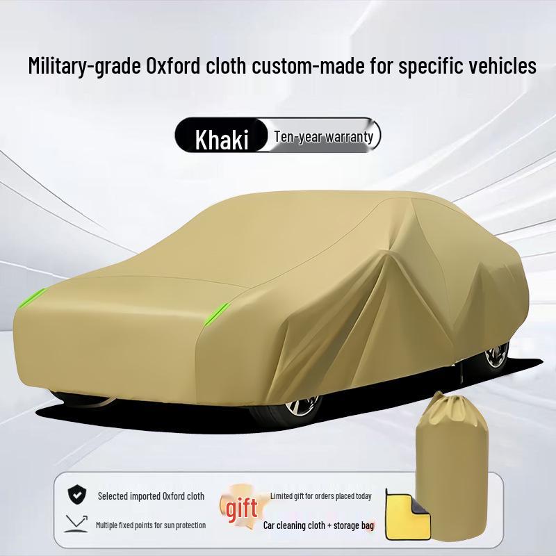 Mazda All-Season Oxford Car Cover: Rainproof, Dustproof, Sun Shade, Heat Insulation.