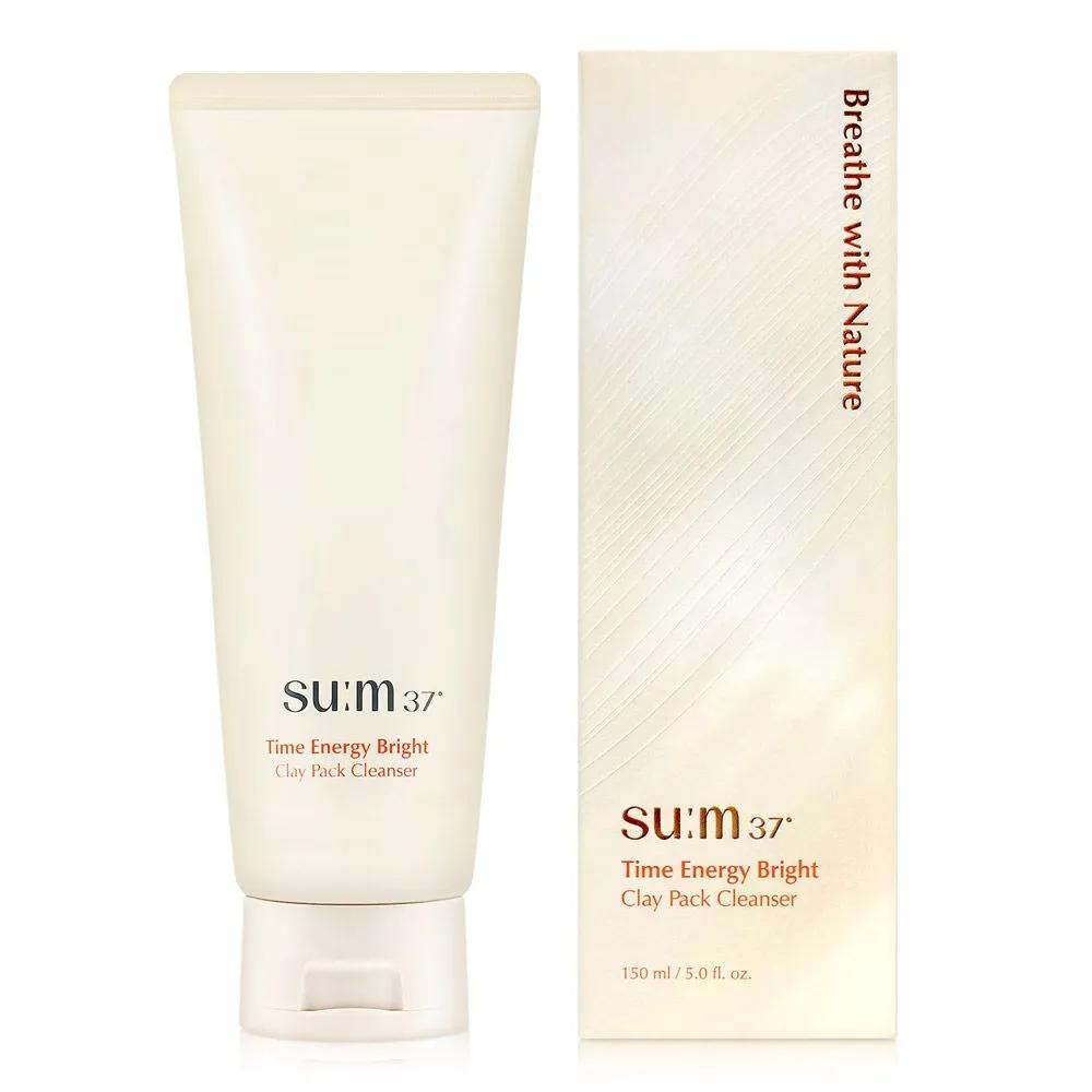SUM37 Time Energy Bright Clay Pack Cleanser 150ml Daily Pore Cleansing Foam Cleanser