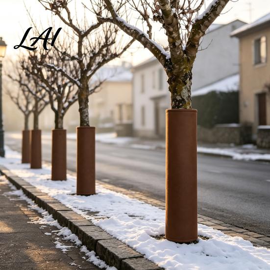 Tree Trunk Protector Protector Thermal Insulation Wrap with Drawstring Freeze Windproof Shield Protection Winter Bark for Palms Fruit Trees Outdoor