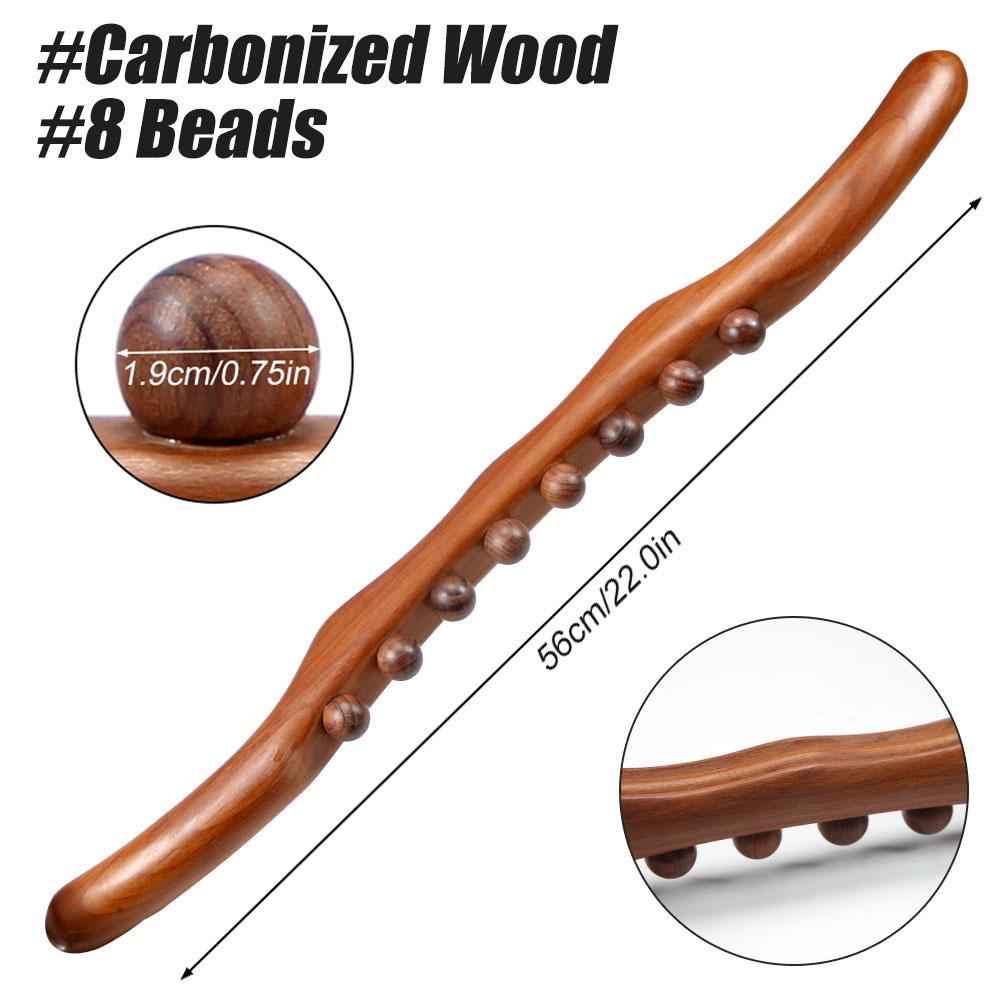 36 Beads Wooden Massage Tool Myofascial Release for Stomach Cellulite Neck Waist Body Sculpting Therapy