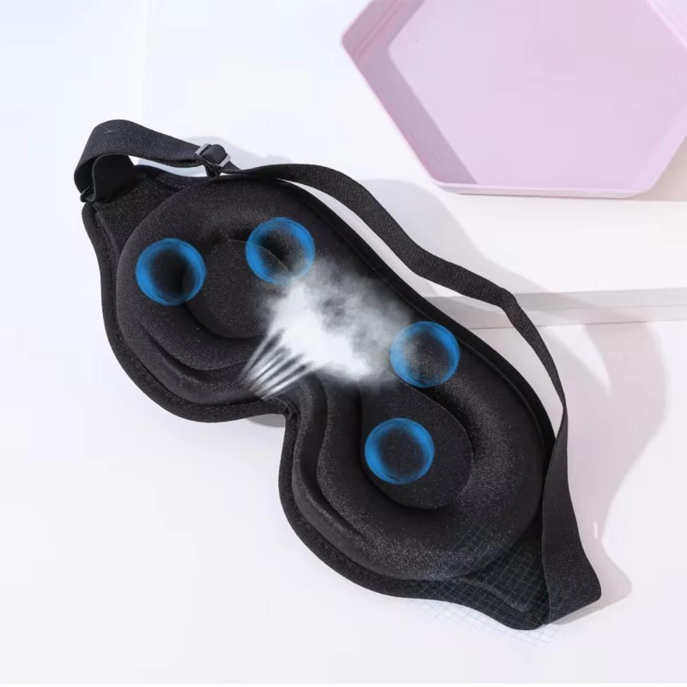 Soft Blockout Light Eye Cover Breathable Sleeping Aid Eye Mask Sleeping Eyeshade  Airplane