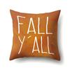 Thanksgiving Pillowcase Blessing Maple Leaf Pumpkin Sofa Cushion Cover Office Home Living Room Pillowcase