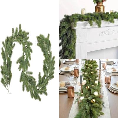6feet Realistic Artificial Vine Hanging Plant for Mantels Stair Door Window Top Sale