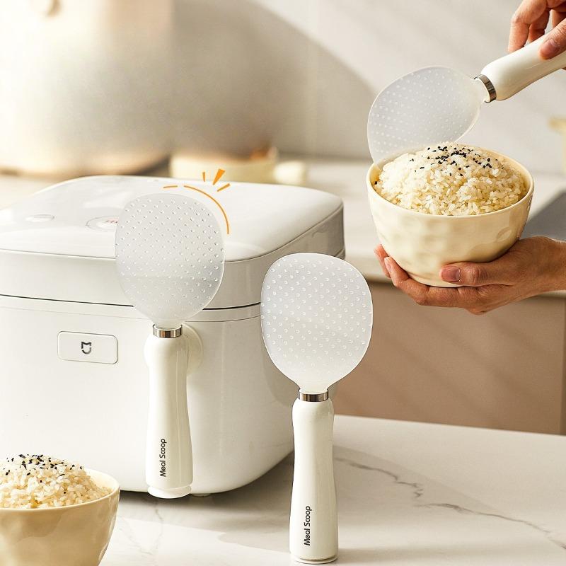 Magnetic Standing Rice Spoon, Non-stick Rice Spoon, Suction Cup, Non-stick Rice Serving Spoon, Food-grade Electric Rice Cooker, Anti-stick Rice Spoon