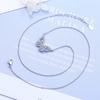 Small Fresh Sweet Flash Diamond Butterfly Necklace Female Short Collarbone Chain Necklace Valentine's Day Gifts Romantic Accessories