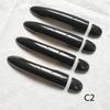 Plastic Carbon Fiber Handles Covers for Renault Megane 2 Ii Mk2 Car Accessories Door Handle Cover Trim