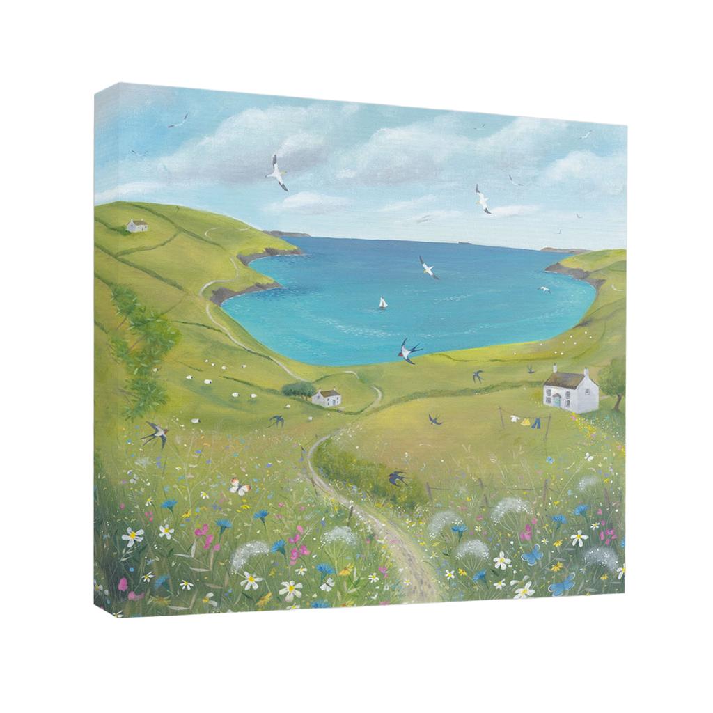 Julia Crossland Along The Coast Path Print