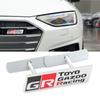 Car Styling Gazoo Racing GR 3D Car Front Grill Zinc Alloy Badge Adhesive Metal Emblem Decal for Supra AE-86 GT86 C-oroll-a