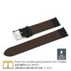 CASSIS Calfskin Watch Waterproof LOIRE with Replacement X1026H19019019 Strap, Backing, Series, 19mm, Black, Tool,