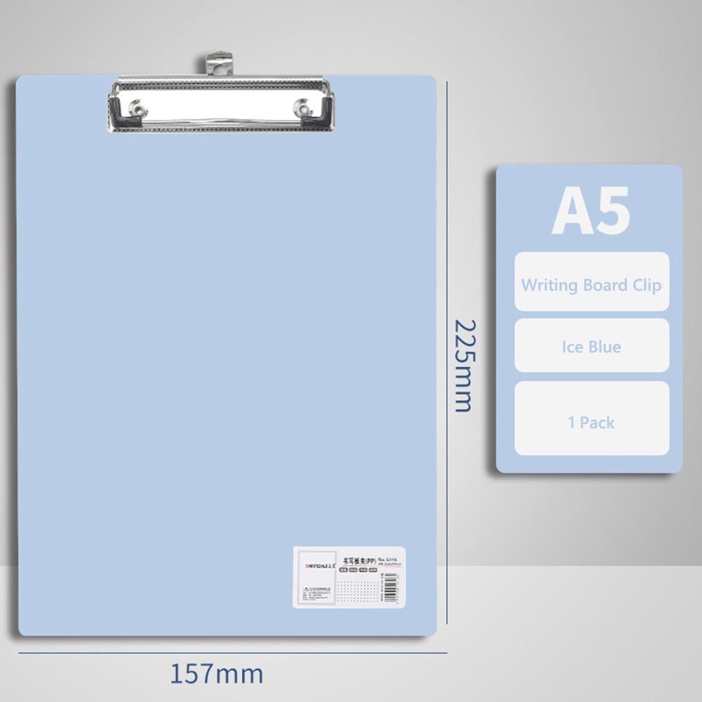 With Hanging Hole Writing Clipboard Horizontal/Vertical Writing Pad Board Paper Organizer