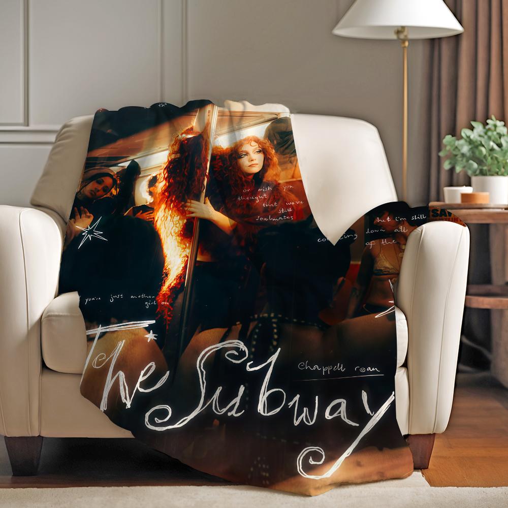 American singer Chappell Roan Blanket For Sofa Office Bed Plane Travel Sleep Read Relax Camping Soft And Warm
