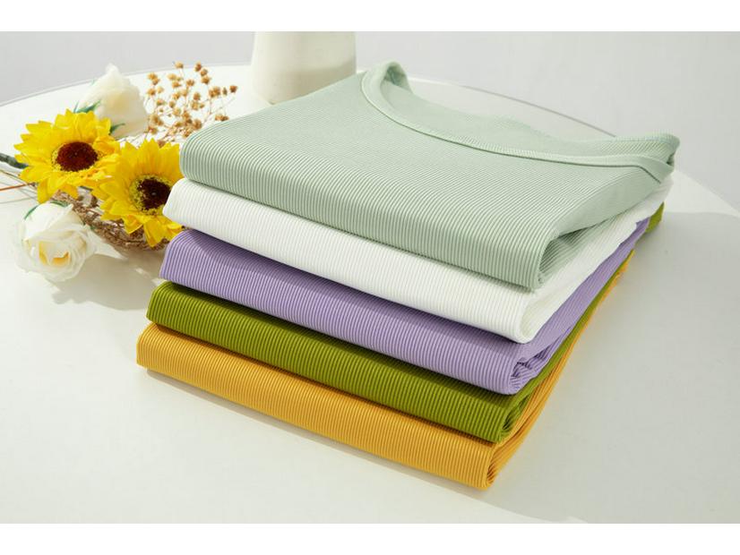 Women's Plus Size Ice Silk Ribbed Sleeveless Tank Top with Wide Shoulders, Round Neck, Ideal for Summer Outerwear or Innerwear.