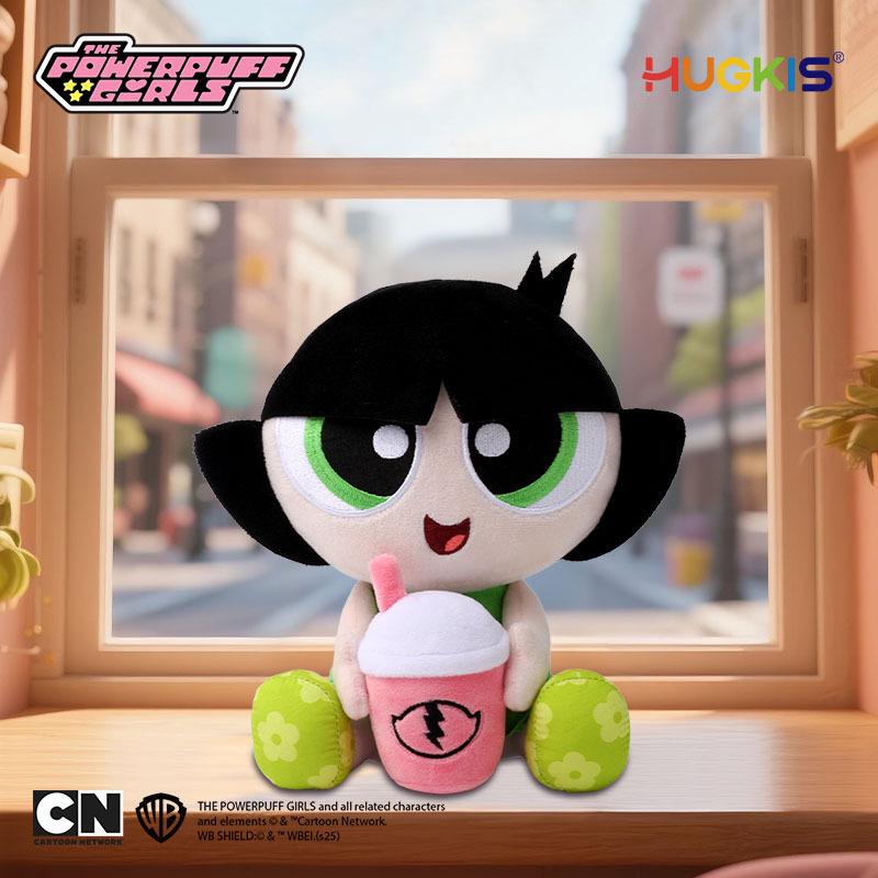 Powerpuff Girls Hug Milk Tea Cup Plush Doll - Cute Figure Toy Gift