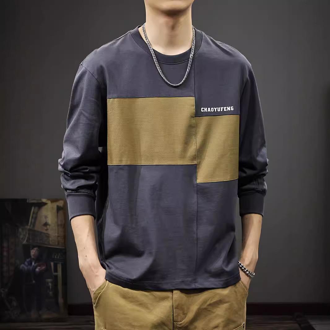 Футболка с длинными рукавами и цветовым сочетанием Autumn Design Sense — фото 4