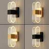 Acrylic Modern LED Wall Sconces Lamp Mounted Creative Light Stairway Hallway Cafes Fixtures for