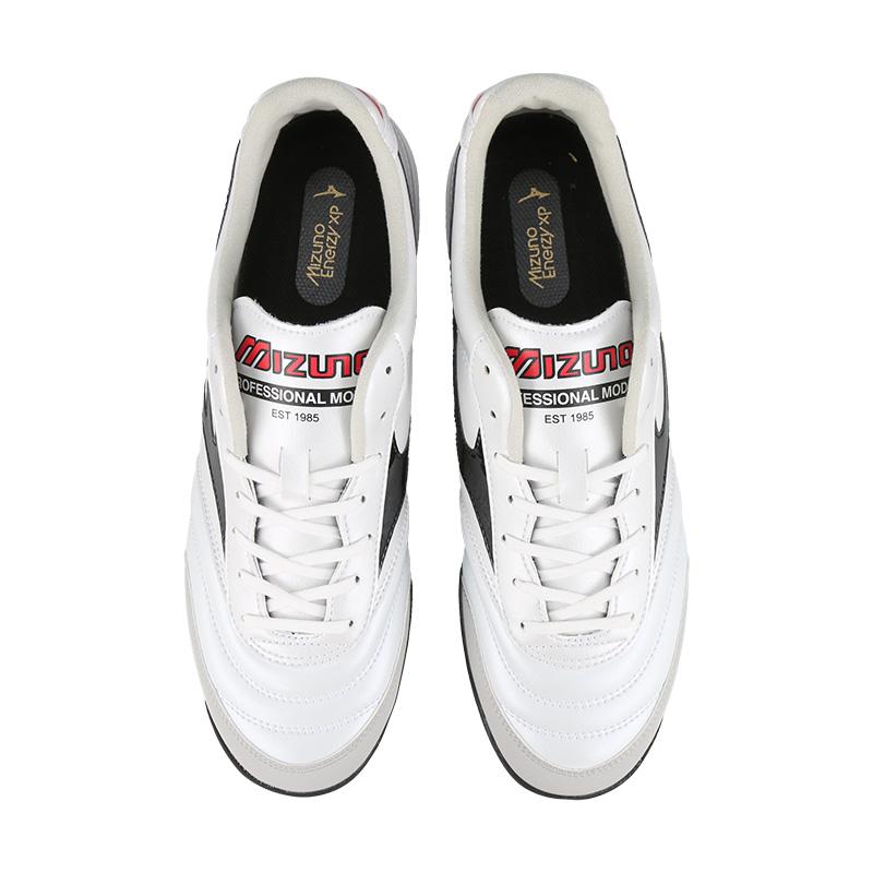 Mizuno Morelia Sala Komfortabel Allsidig TF (Gummiknotter) Sklisikre fotballsko Unisex fotballsko Hvit Svart Rød Q1GB251309