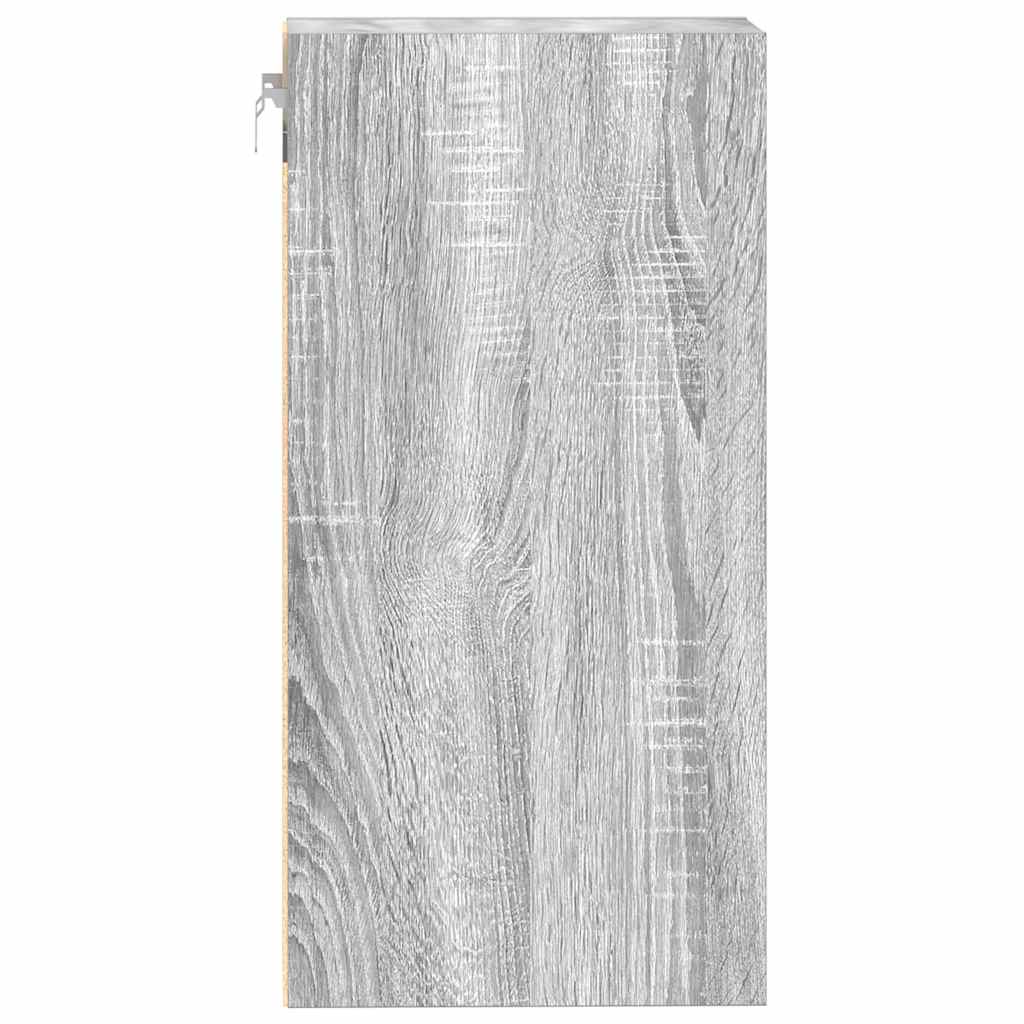 Wall Cabinet, Sonoma Oak Grey, 20X29.5X60 Cm