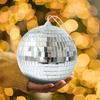4/6/10cm Mirror Disco Ball Party Shining Ball Christmas Decoration Laser Reflective Glass Disco Ball Xmas Tree Ornament