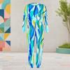 Women Plus Size Patchwork Printed Round Neck Long Sleeve Cuffed Top And Pants With Pockets Two Piece Set
