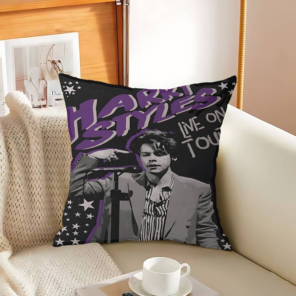 Singer H-Harrys S-Styles Cushion Cover Pillow Cover Decor Pillowcase Printed Cushion Case For Couch